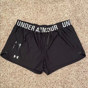Under Armour Women's Charcoal Grey Shorts
